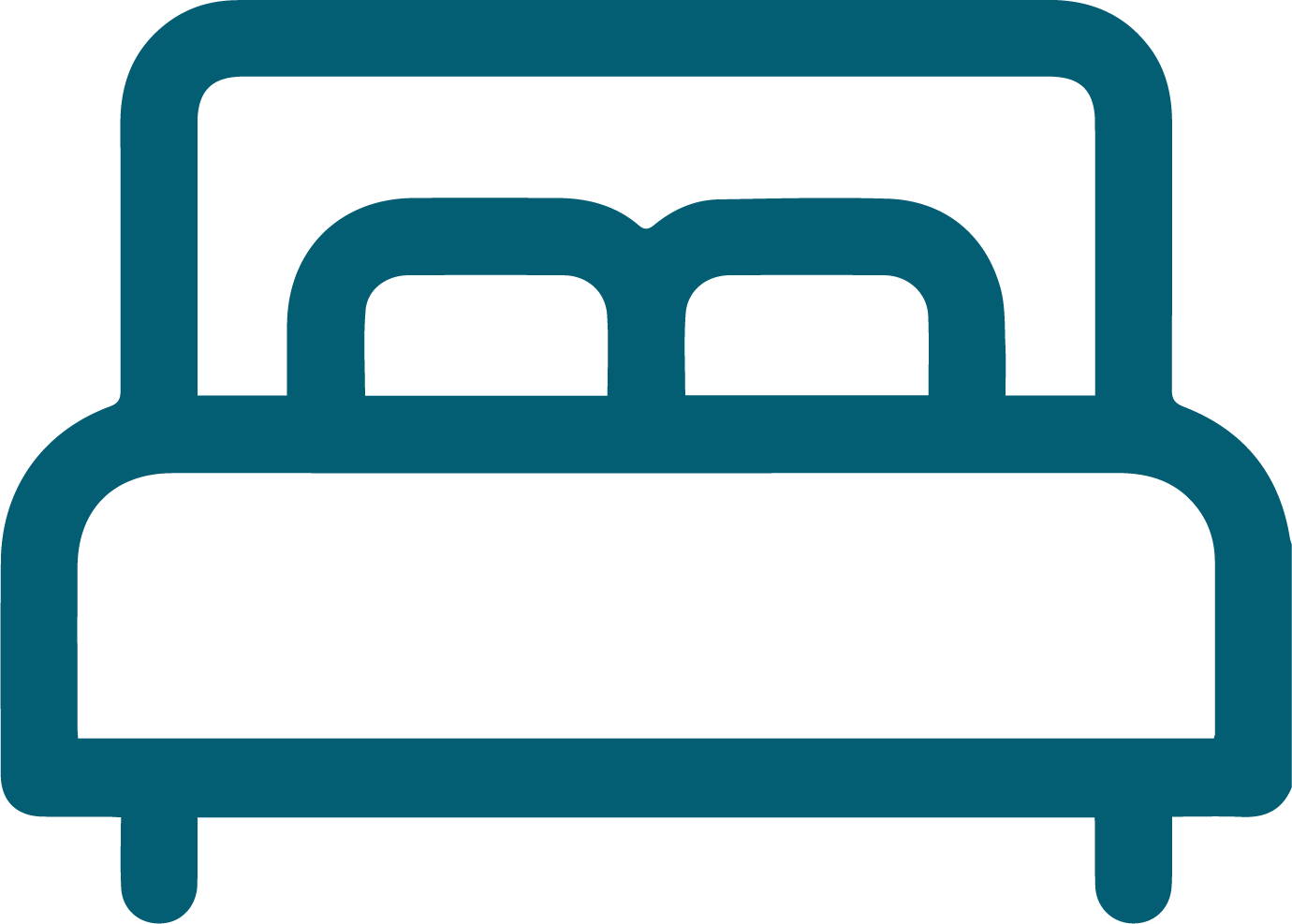 Bed Icon - Blue